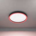 Eglo MONTEMORELOS-Z Lampa Sufitowa LED czarny, Zmieniacz kolorów SMART APLIKACJA