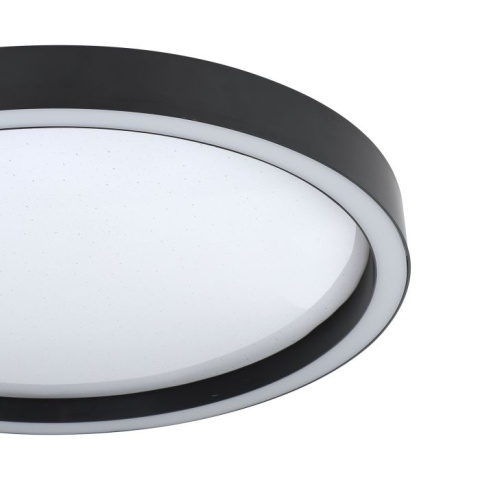 Eglo MONTEMORELOS-Z Lampa Sufitowa LED czarny, Zmieniacz kolorów SMART APLIKACJA