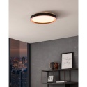 Eglo MONTEMORELOS-Z Lampa Sufitowa LED czarny, Zmieniacz kolorów SMART APLIKACJA