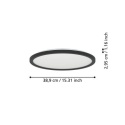 Eglo Rovito plafon 1x18 W czarny 901439 2700-4000-6500 K