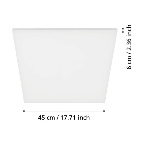 Eglo TURCONA 98902 lampa sufitowa 20W/LED 4000K 2900lm IP20