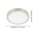 FUEVA 5 LAMPA NATYNKOWA/ PLAFON LED 99221 EGLO
