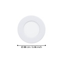 FUEVA 6 Oprawa wpuszczana LED 3,7W 2700/4000/6500K biała 8,8 cm