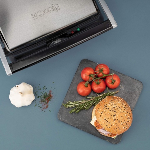 H.Koenig GR20 grill kontaktowy/całkowicie rozkładany/powłoka nieprzywierająca