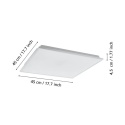 HERRORA-Z Plafon LED 2700-6500K biały 45x45 cm oprawa sufitowa Smart Home
