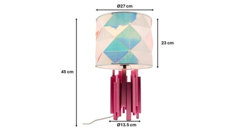 Kare Lampa stołowa Coachella Colore 45 cm