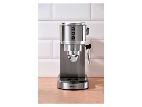 Kolbowy Ekspres Ciśnieniowy SilverCrest SEMS 1350 A2 1350 W Srebrny