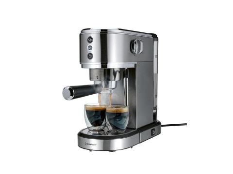 Kolbowy Ekspres Ciśnieniowy SilverCrest SEMS 1350 A2 1350 W Srebrny
