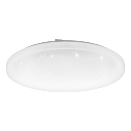 LAMPA SUFITOWA PLAFON LED EGLO Ø 43 cm BIAŁY OKRĄGŁY 24W 600lm EFEKT GWIAZD