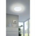 Lampa sufitowa plafon gładki okragły 31cm do łazienki IP44 4000K 1850lm EGLO FRANIA S