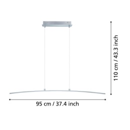 Lampa wisząca LED 15W LASANA 32048 Eglo 95cm