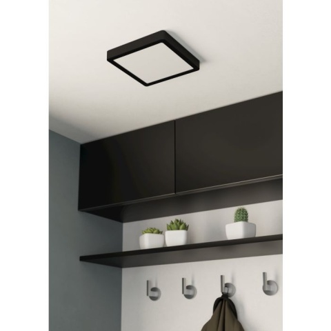 PLAFON EGLO FUEVA 5 1X16.5W LED CZARNY 99244