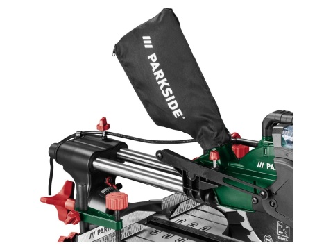 Piła ukośnica pilarka z posuwem Parkside PZKS 2000 C3 2000 W 210 mm laser