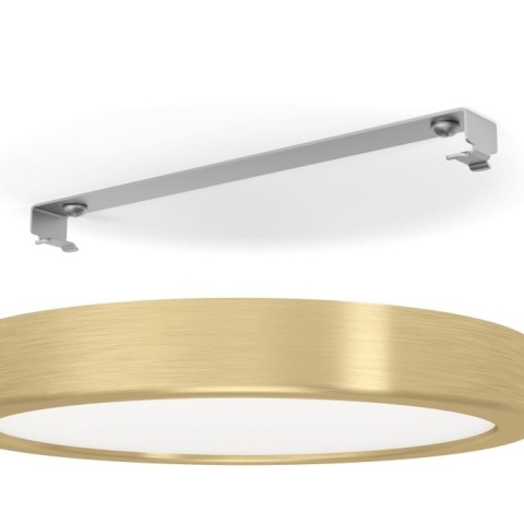 Plafon Eglo Fueva 5 LED 17W 3000K 21 cm Mosiądz
