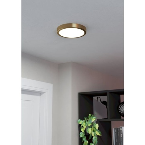 Plafon Eglo Fueva 5 LED 17W 3000K 21 cm Mosiądz
