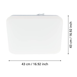 Plafon LED 6x5,5W FRANIA 97876 Eglo 43 CM 3000 K LAMPA SUFITOWA