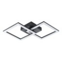Plafon LED czarny 52,5x31cm czarny 20W 3000K EGLO HUERTA-E
