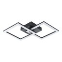 Plafon LED czarny 52,5x31cm czarny 20W 3000K EGLO HUERTA-E