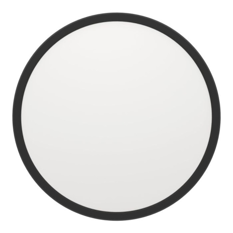Plafon łazienkowy LED 30cm IP44 2700/4000/6500K Czarny okrągły ROVITO