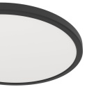 Plafon łazienkowy LED 30cm IP44 2700/4000/6500K Czarny okrągły ROVITO