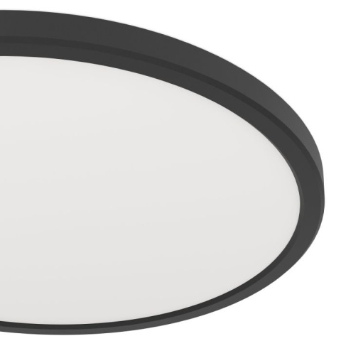 Plafon łazienkowy LED 30cm IP44 2700/4000/6500K Czarny okrągły ROVITO