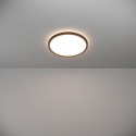 Plafon łazienkowy LED 30cm IP44 2700/4000/6500K Czarny okrągły ROVITO
