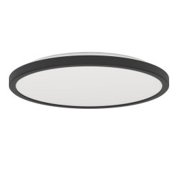 Plafon łazienkowy LED 30cm IP44 2700/4000/6500K Czarny okrągły ROVITO