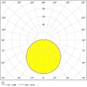 Plafon okrągły Eglo 30 x 30 cm biały, chrom IP 44 CAPRI P łazienkowy LED 3000K