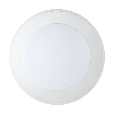 Plafon okrągły Eglo 30 x 30 cm biały, chrom IP 44 CAPRI P łazienkowy LED 3000K