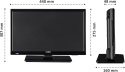 REFLEXION LED19iBT 19-calowy Smart TV (HD Ready, DVB-T2/S2/C, HDMI, CI+, 12 V/230 V) kamper