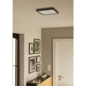 ROVITO-Z oprawa sufitowa Plafon LED 29x29cm IP44 RGB+TW Czarny SMART APLIKACJA EGLO