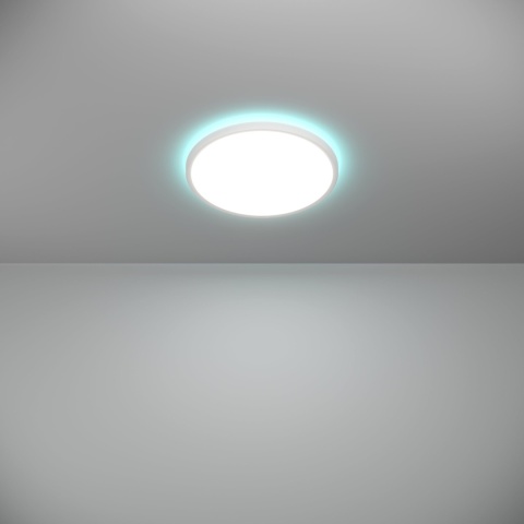 ROVITO-Z oprawa sufitowa Plafon LED 30cm IP44 RGB+TW Biały okrągły EGLO APPLIKACJA