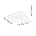 SALOBRENA-Z Plafon LED 2700-6500K biały 59,5x59,5 cm oprawa sufitowa Smart Home EGLO