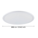 SARSINA-Z Plafon LED 2700-6500K biały 60 cm oprawa sufitowa Smart Home EGLO