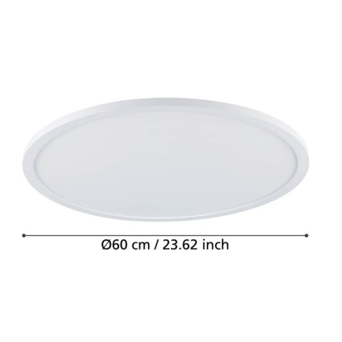 SARSINA-Z Plafon LED 2700-6500K biały 60 cm oprawa sufitowa Smart Home EGLO