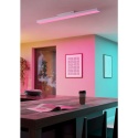 TURCONA-Z Plafon LED RGB+TW biały 120x10 cm oprawa sufitowa Smart Home EGLO