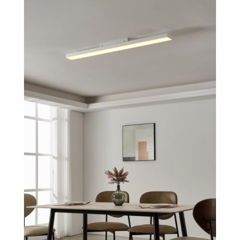 TURCONA-Z Plafon LED RGB+TW biały 120x10 cm oprawa sufitowa Smart Home EGLO
