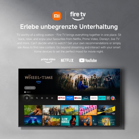 Telewizor Xiaomi TV F Pro 32" QLED Smart TV Fire TV Alexa HD 2026