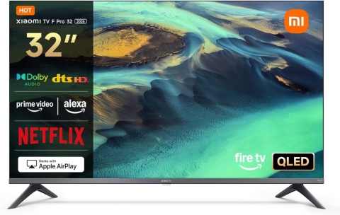 Telewizor Xiaomi TV F Pro 32" QLED Smart TV Fire TV Alexa HD 2026