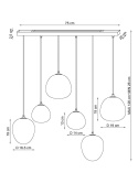 Wielofunkcyjna lampa sufitowa Elodie Linear