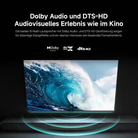 Xiaomi F Telewizor 32" 81 cm HD Smart TV DVB-C/S/S2/T/T2 sterowanie głosem