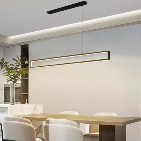 100cm Lampa Wisząca LED 42W LED3000K-6500K 10%-100% Z Pilotem I Aplikacją
