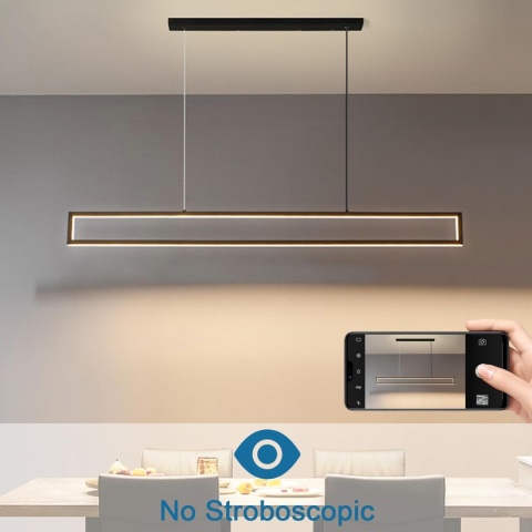 100cm Lampa Wisząca LED 42W LED3000K-6500K 10%-100% Z Pilotem I Aplikacją