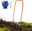 Arreator EFUTURETIME Widły ogrodowe z 4 zębami, Broadfork 135x50cm
