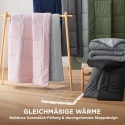 BEDSURE Kołdra 135x200 4 Pory Roku Oeko-TEX Różowo-Szara