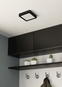 FUEVA 5 Plafon LED 10,5W 3000K czarny oprawa natynkowa Eglo