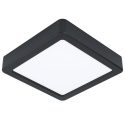 FUEVA 5 Plafon LED 10,5W 3000K czarny oprawa natynkowa Eglo
