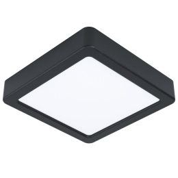 FUEVA 5 Plafon LED 10,5W 3000K czarny oprawa natynkowa Eglo