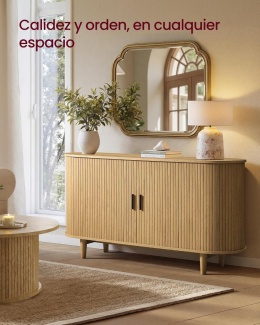 Komoda VASAGLE Miriana Collection LSC631KK01 z drzwiami przesuwnymi 140 x 40 x 75 cm