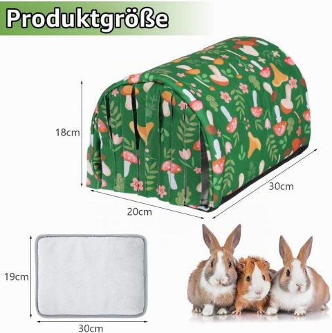 LEGOWISKO DLA SWINKI MORSKIEJ DO PRANIA TUNELE I PRZYTULANKA